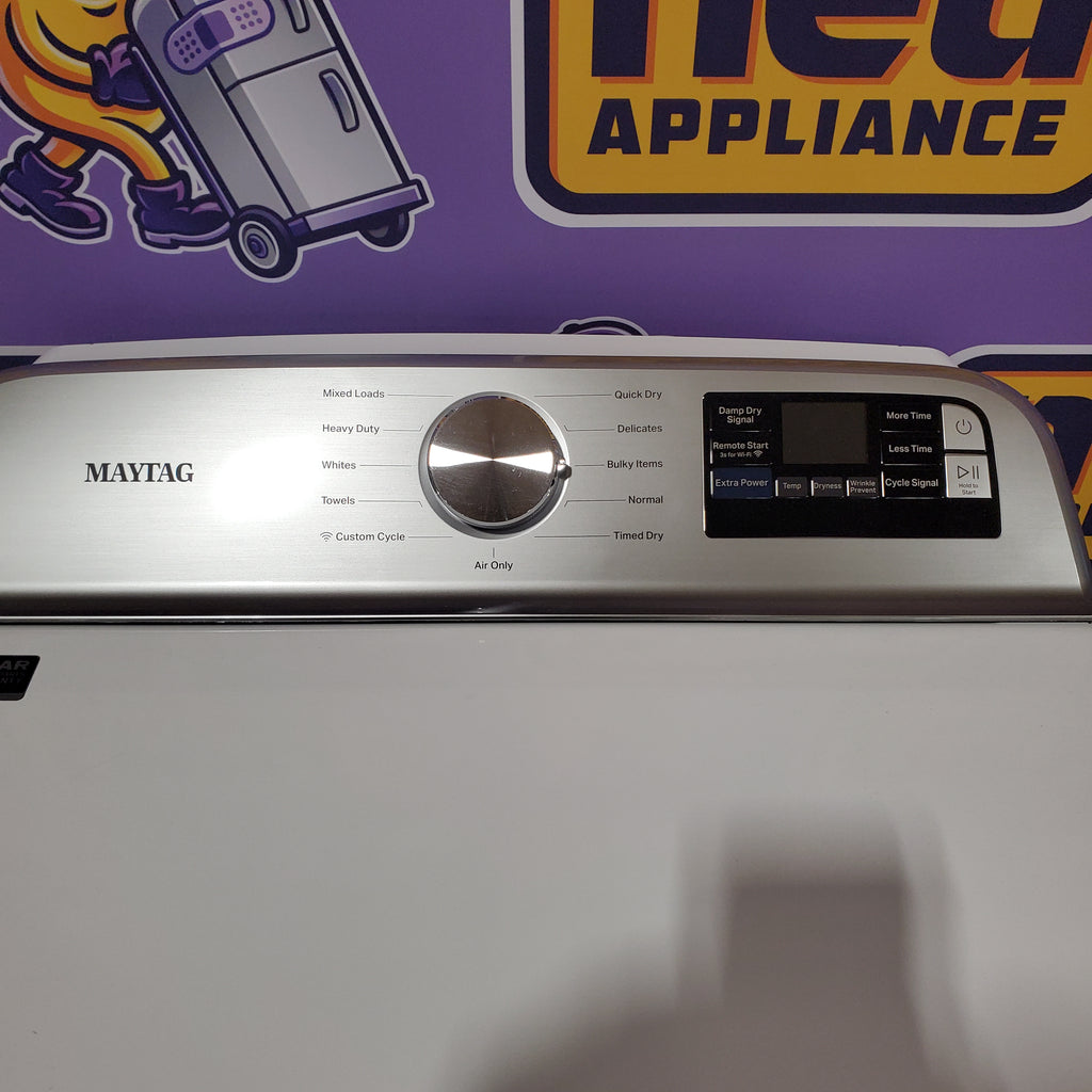 Pictures of Maytag 5.2 Cu. Ft. Top Load Agitator Washer with Extra Power and Smart Appliance MTW6205RW - Open Box and Maytag 7.4 Cu. Ft. Top Load Electric Dryer with Extra Power and Advanced Moisture Sensing 16124 - MED6205RW - Open Box - Neu Appliance Outlet - Discount Appliance Outlet in Austin, Tx