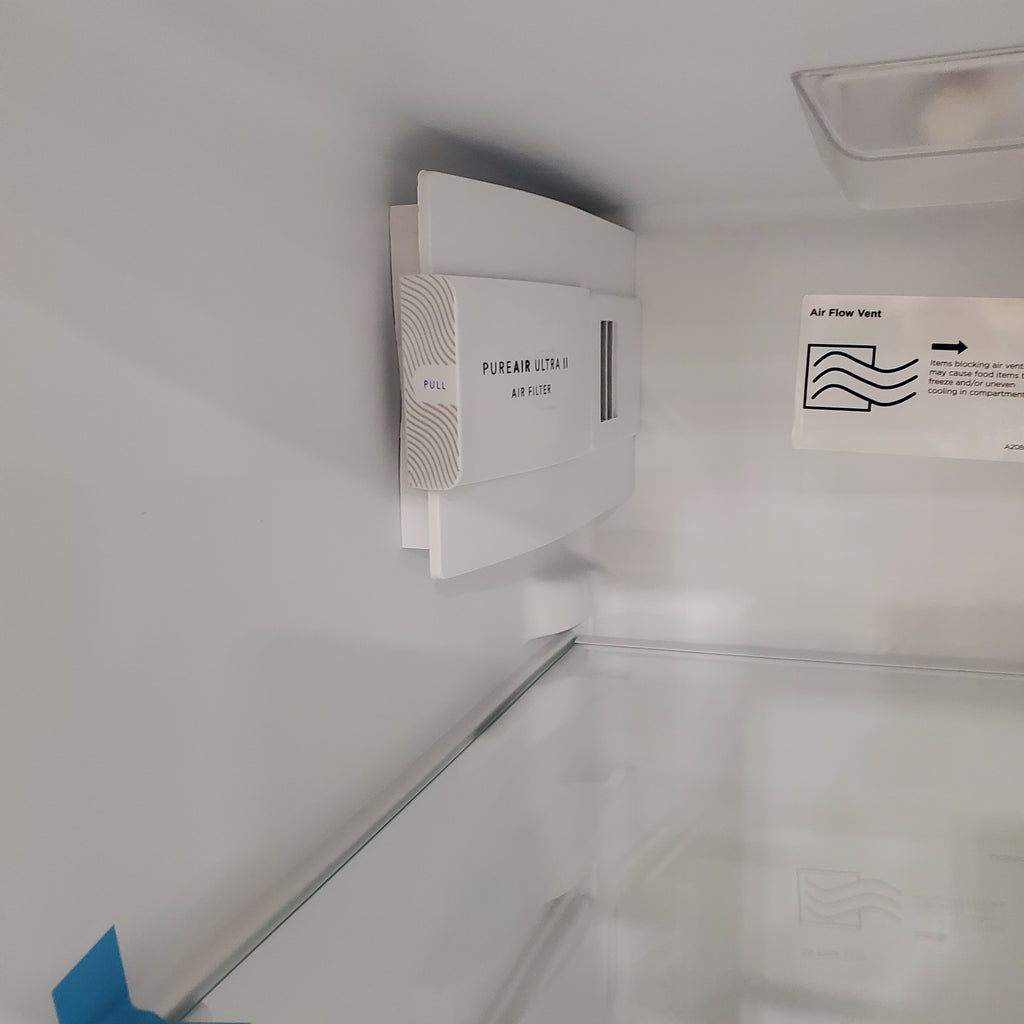 Pictures of Frigidaire 33" Wide 22.3 cu. ft. ENERGY STAR Side by Side Refrigerator Stainless Steel with Exterior Water and Ice Dispenser 4SD458 - FRSS2323AS - Scratch & Dent (Major) - Neu Appliance Outlet - Discount Appliance Outlet in Austin, Tx