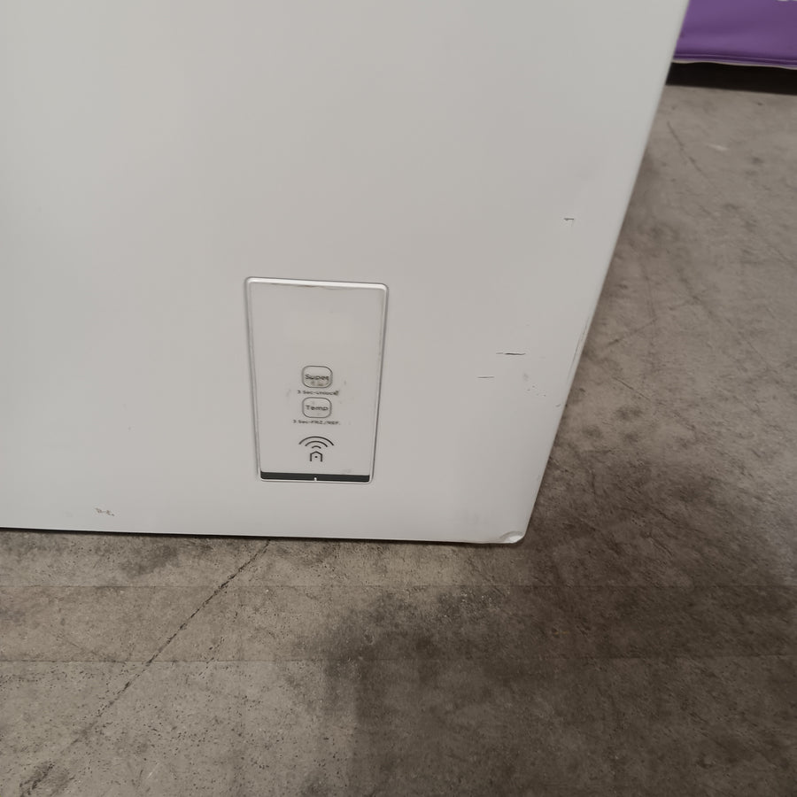 Vissani 8.8 cu. ft. Manual Defrost Convertible Garage Ready Chest Freezer in White, Powered by Hubspace 25139SD805 - MDCF9WH - Scratch & Dent (Major)