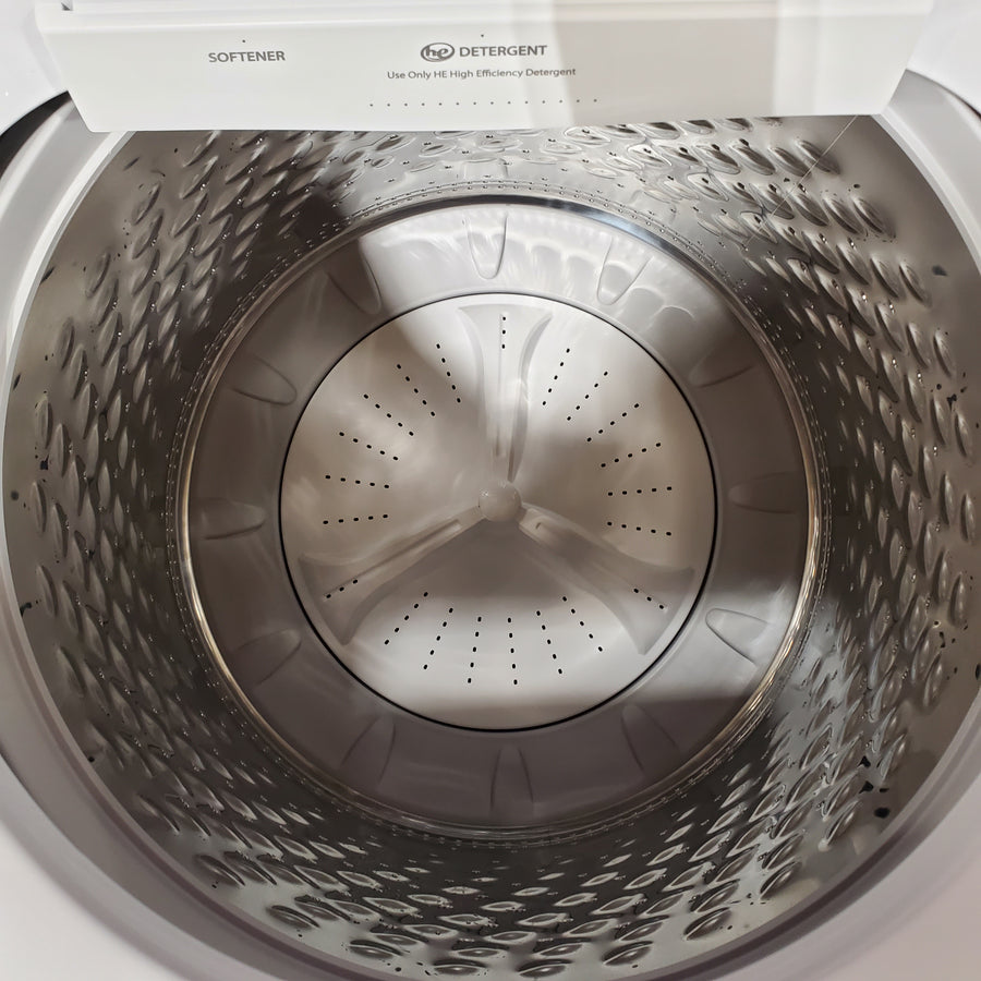 Maytag Top Load 4.8 cu ft Washer with Deep Fill and Slow-Close Glass Lid MVW6200KW - Scratch & Dent (Minor) and Maytag 7.0 cu ft Electric Dryer with Moisture Sensing and Quick Dry Cycle 16203 - MED6200KW - Scratch & Dent (Minor)