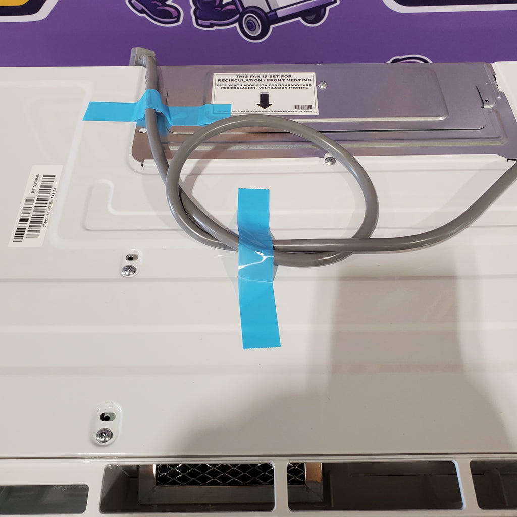 Pictures of GE 1.6 cu. ft. Over the Range Microwave in White with 13.5 inch Defrost Options JVM3160DFWW - Open Box - Neu Appliance Outlet - Discount Appliance Outlet in Austin, Tx