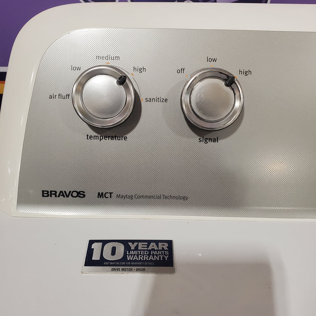 Pictures of Neu Elite Maytag Bravos 7.0 cu. ft. Electric 220v Dryer With Auto Sensor Dry - Certified Refurbished - Neu Appliance Outlet - Discount Appliance Outlet in Austin, Tx