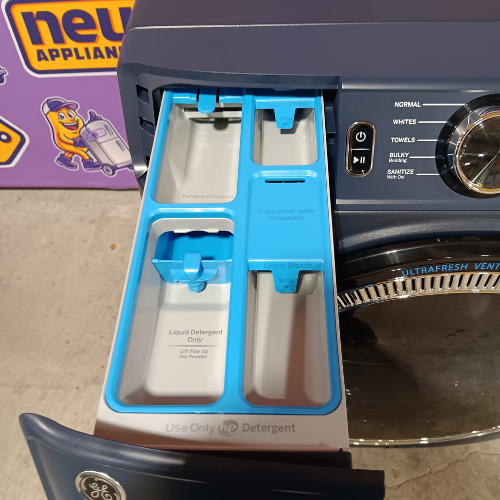 Pictures of GE® ENERGY STAR® 4.8 cu. ft. Capacity Smart Front Load Washer with UltraFresh Vent System with OdorBlock™ and Sanitize w/ Oxi 25133SD449 - GFW550SPRRS - Scratch & Dent - Minor - Neu Appliance Outlet - Discount Appliance Outlet in Austin, Tx
