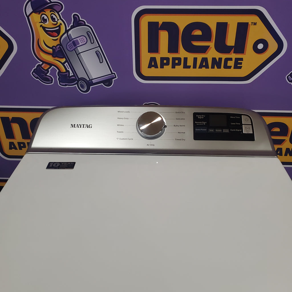 Pictures of Maytag 4.7 cu. ft. Top Load Washing Machine with Extra Power and Deep Fill Option MVW6230RHW - Certified Refurbished and Maytag 7.4 Cu. Ft. Top Load Electric Dryer with Extra Power and Advanced Moisture Sensing 16108 - MED6205RW - Open Box - Neu Appliance Outlet - Discount Appliance Outlet in Austin, Tx