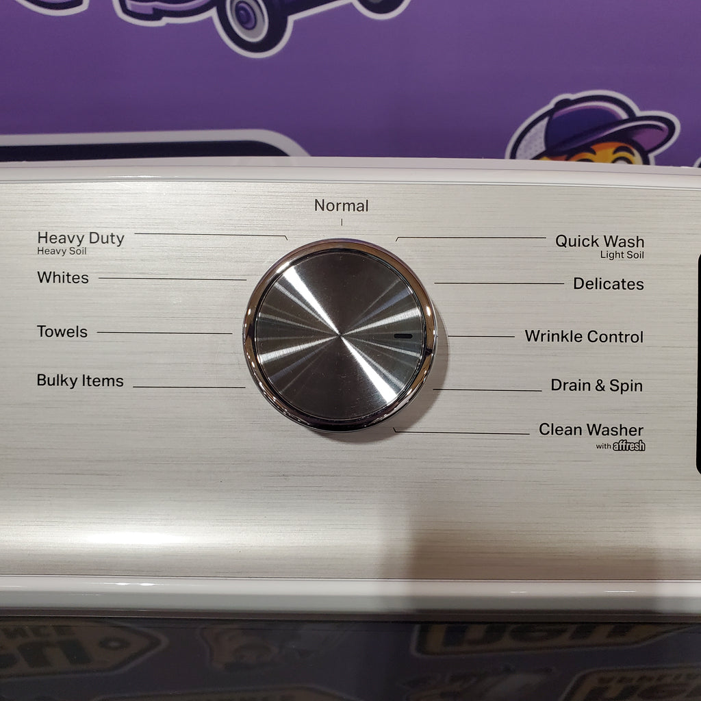 Pictures of Maytag Top Load 4.8 cu ft Washer with Deep Fill and Slow-Close Glass Lid MVW6200KW - Scratch & Dent (Minor) and Maytag 7.0 cu ft Electric Dryer with Moisture Sensing and Quick Dry Cycle 16164 - MED6200KW - Open Box - Neu Appliance Outlet - Discount Appliance Outlet in Austin, Tx