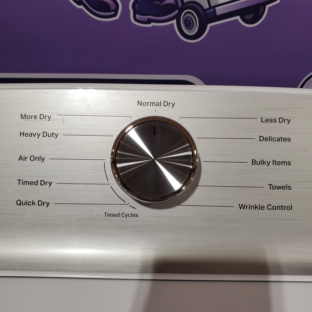 Pictures of Maytag Top Load 4.8 cu ft Washer with Deep Fill and Slow-Close Glass Lid MVW6200KW - Scratch & Dent (Minor) and Maytag 7.0 cu ft Electric Dryer with Moisture Sensing and Quick Dry Cycle 16159 - MED6200KW - Scratch & Dent (Minor) - Neu Appliance Outlet - Discount Appliance Outlet in Austin, Tx