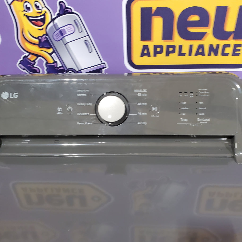 Pictures of Monochrome Grey LG 7.3 cu. ft. Gas Dryer with Dial-A Cycle Knob ENERGY STAR and FlowSense Duct Clogging Indicator 3SD365 - DLG6101M - Open Box - Neu Appliance Outlet - Discount Appliance Outlet in Austin, Tx
