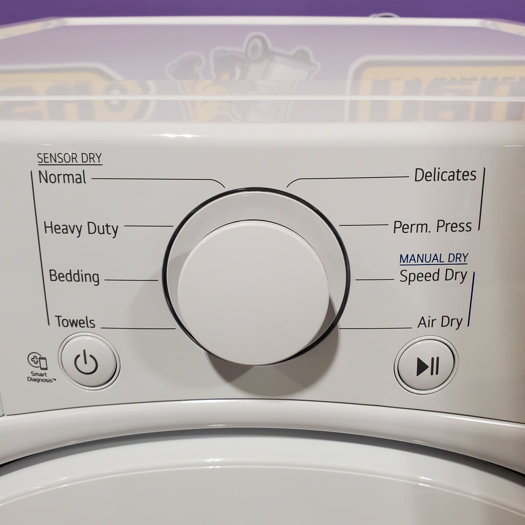 LG Ultra Large Capacity Front Load 4.5 Cu. Ft. Washer in White with ColdWash Technology WM3400CW - Scratch & Dent (Minor) and LG 7.4 cu. ft. Large Capacity Electric Dryer in White 16264 - DLE3400W - Scratch & Dent (Minor)