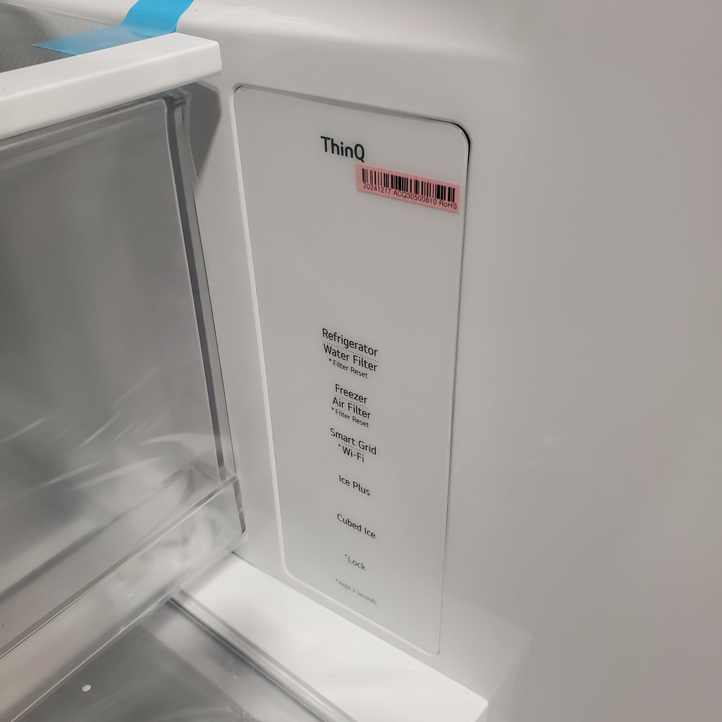 Pictures of LG 27 cu. ft. Smart Counter-Depth MAX™ French Door Refrigerator with Linear Cooling™ and Internal Water Dispenser 21SD13 - LRFLC2706S - Scratch & Dent (Minor) - Neu Appliance Outlet - Discount Appliance Outlet in Austin, Tx