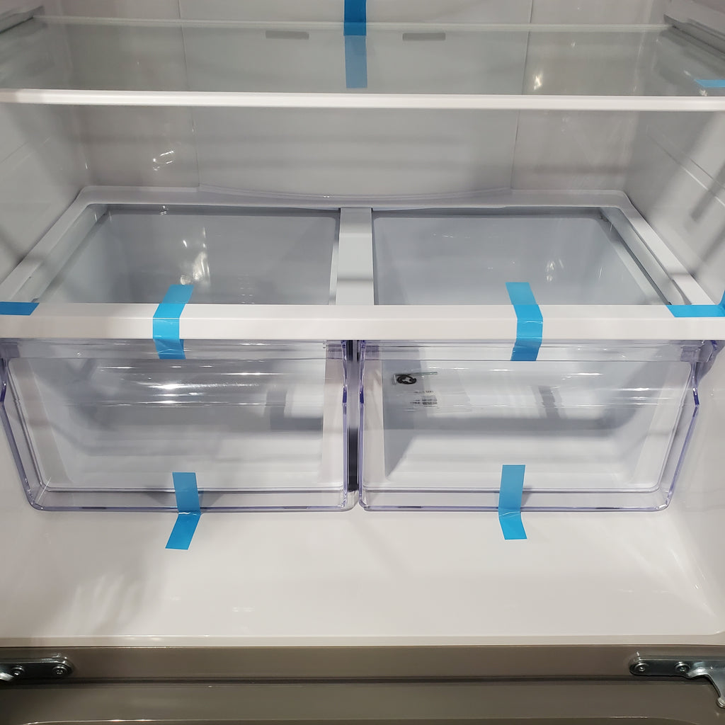 Pictures of 33" Wide Samsung 18 cu. ft. Smart Counter Depth 3-Door Stainless Steel French Door Refrigerator - 4SD418 - RF18A5101SR/AA - Scratch & Dent (Minor) - Neu Appliance Outlet - Discount Appliance Outlet in Austin, Tx