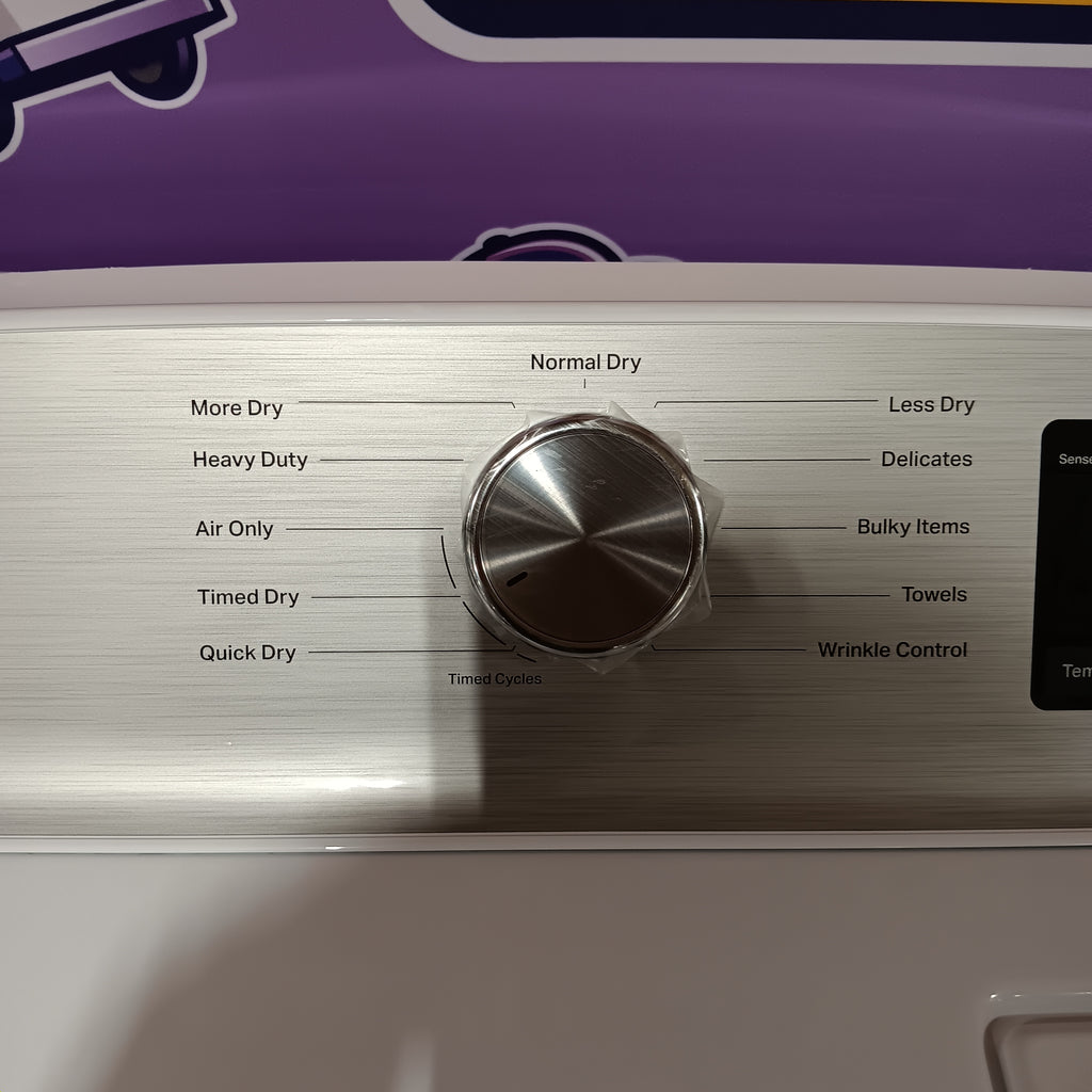 Pictures of Maytag Top Load 4.8 cu ft Washer with Deep Fill and Slow-Close Glass Lid MVW6200KW - Scratch & Dent (Minor) and Maytag 7.0 cu ft Electric Dryer with Moisture Sensing and Quick Dry Cycle 16156 - MED6200KW - Open Box - Neu Appliance Outlet - Discount Appliance Outlet in Austin, Tx