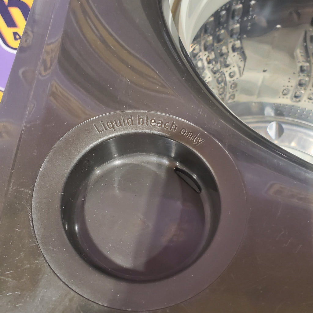 Samsung Stainless Steel 5.0 Cu. Ft. Washer with SuperSpeed and Active WaterJet WA50R5400AV - Certified Refurbished and Samsung Electric 7.4 Cu. Ft. Dryer with PetCare Dry and Steam Sanitize+ 16051 - DVE54CG7150D - Scratch and Dent (Minor)