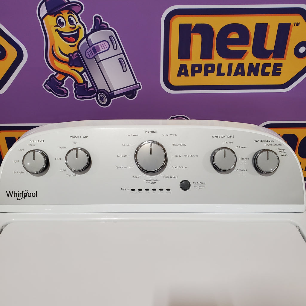 Pictures of Whirlpool 3.5 cu. ft. High Efficiency Top Load Washing Machine with Deep Water Wash 3SD788 - WTW4816FW - Open Box - Neu Appliance Outlet - Discount Appliance Outlet in Austin, Tx