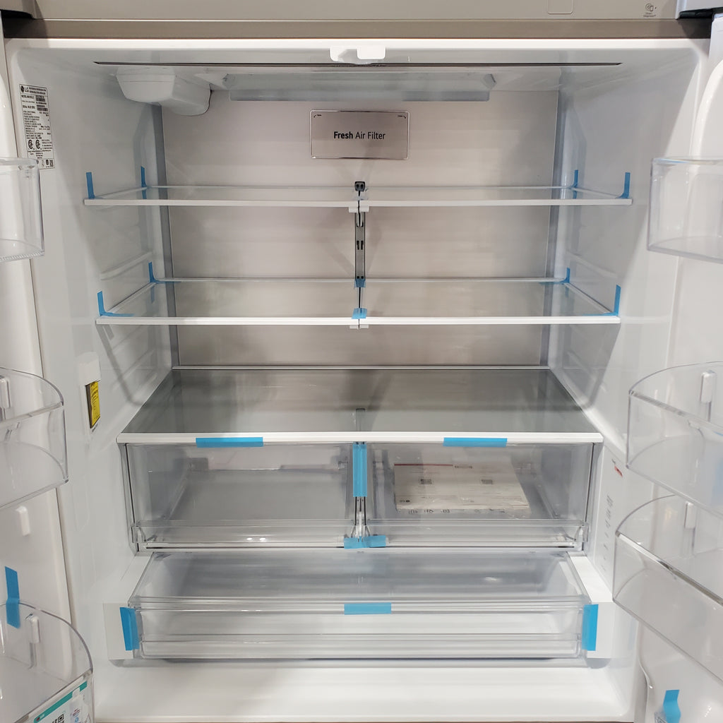 Pictures of LG 27 cu. ft. Smart Counter-Depth MAX™ French Door Refrigerator with Linear Cooling™ and Internal Water Dispenser LRFLC2706S - Scratch & Dent (Minor) - Neu Appliance Outlet - Discount Appliance Outlet in Austin, Tx