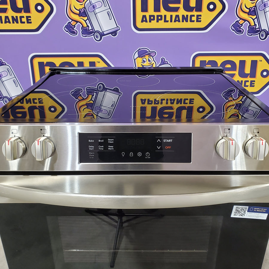 Frigidaire Stainless Steel Electric Range with Steam Clean and Even Bake Technology 20533SD672 - FCFE3062AS - Scratch & Dent (Minor)