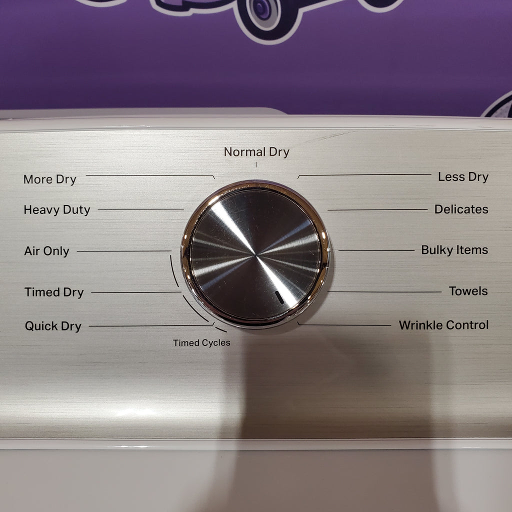 Pictures of Maytag Top Load 4.8 cu ft Washer with Deep Fill and Slow-Close Glass Lid MVW6200KW - Open Box and Maytag 7.0 cu ft Electric Dryer with Moisture Sensing and Quick Dry Cycle 16220 - MED6200KW - Scratch & Dent (Minor) - Neu Appliance Outlet - Discount Appliance Outlet in Austin, Tx