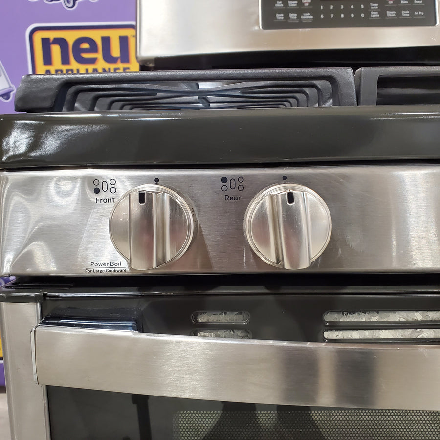 GE Free-Standing Gas Double Oven Convection Range 5SD88 - JGBS86SPSS - Scratch & Dent (Minor)