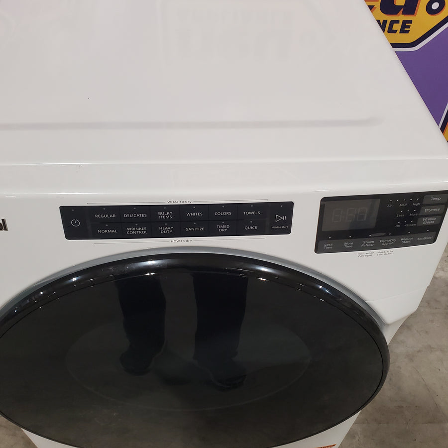Whirlpool 7.4 cu. ft. Vented Gas Dryer in White WGD6605MW - Scratch & Dent (Minor)
