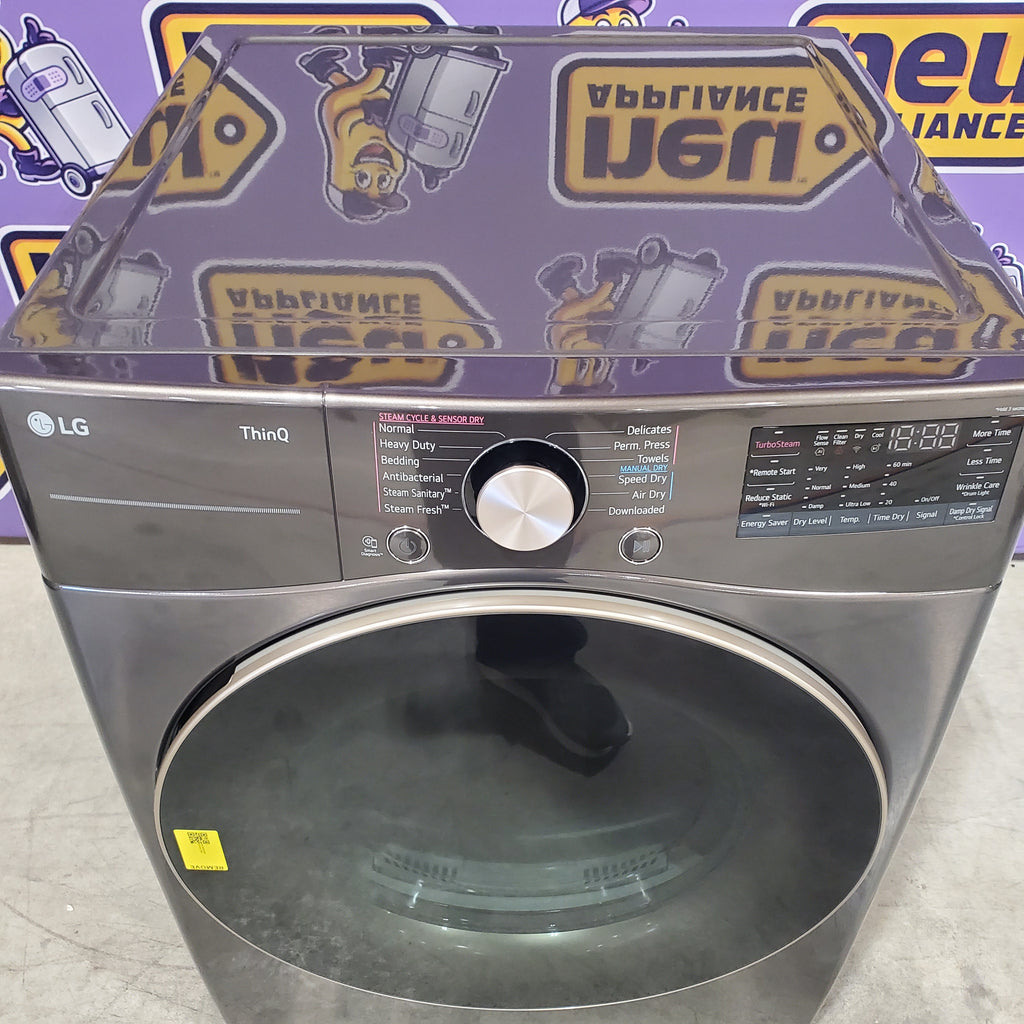 Pictures of LG Front Load 4.5 Cu. Ft. Washer with TurboWash 360 Technology WM4000HBA - Scratch & Dent (Minor) and LG Smart Wi-Fi Enabled Front Load Electric 7.4 Cu. Ft. Dryer with TurboSteam 16097 - DLEX4000B - Scratch & Dent (Minor) - Neu Appliance Outlet - Discount Appliance Outlet in Austin, Tx