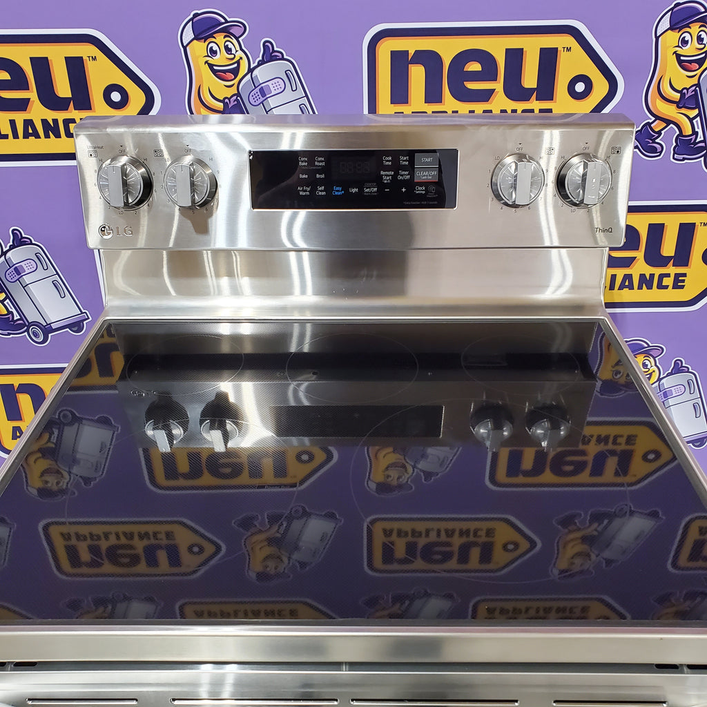Pictures of LG 6.3 cu. ft. Smart Wi-Fi Enabled Fan Convection Electric Range with Air Fry & EasyClean® 17SD85 - LREL6323S - Scratch & Dent (Minor) - Neu Appliance Outlet - Discount Appliance Outlet in Austin, Tx
