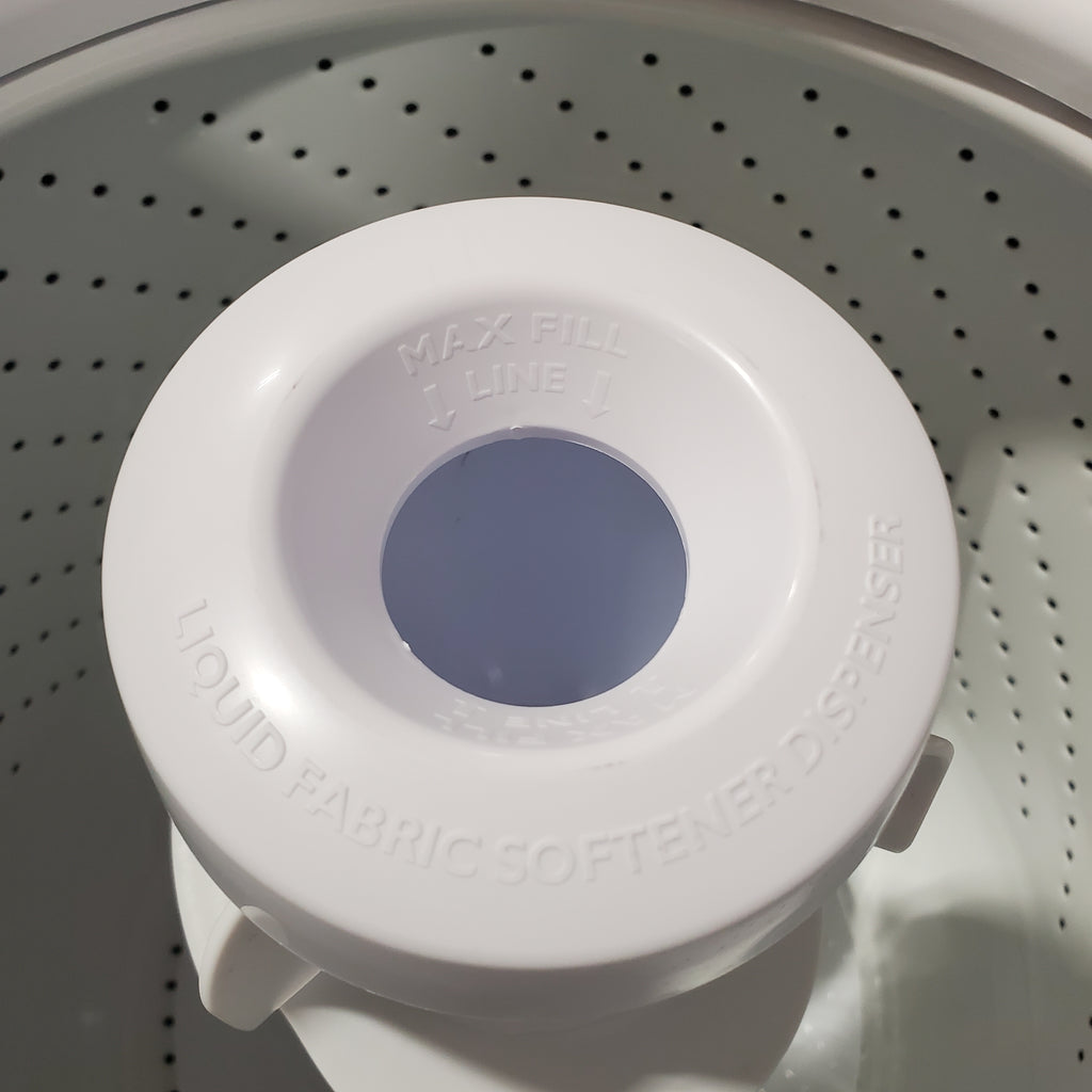 Pictures of Whirlpool Top Load 3.5 Cu. Ft. Washer with Deep Water Wash Option WTW4816FW - Scratch & Dent (Minor) and Whirlpool Vented 7.0 Cu. Ft. Electric Dryer 16259 - WED4815EW - Scratch & Dent (Minor) - Neu Appliance Outlet - Discount Appliance Outlet in Austin, Tx
