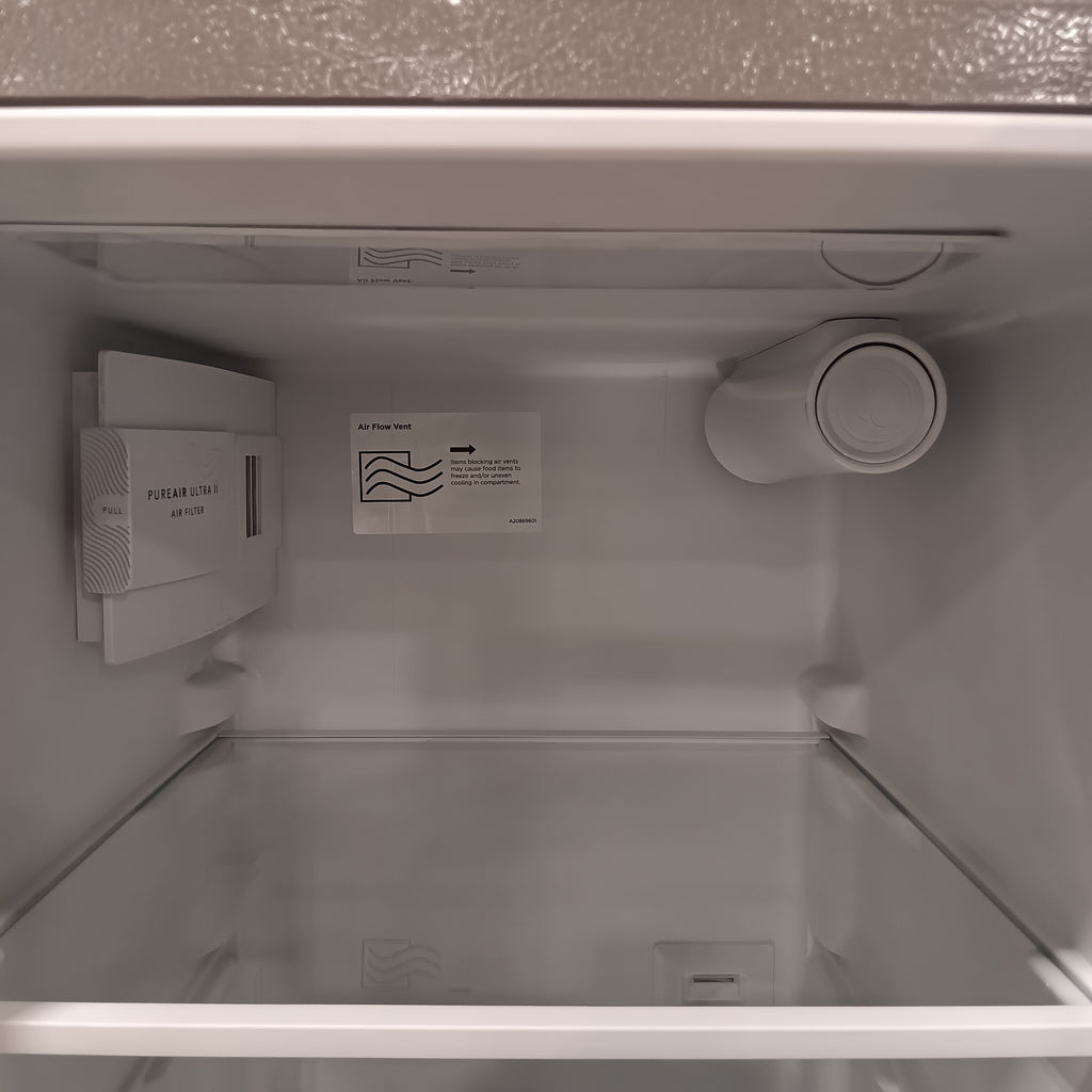 Pictures of Frigidaire 22 Cu. Ft. Counter-Depth Side-by-Side Refrigerator in Stainless Steel 20131SD192 - FRSC2333AS - Scratch & Dent (Major) - Neu Appliance Outlet - Discount Appliance Outlet in Austin, Tx