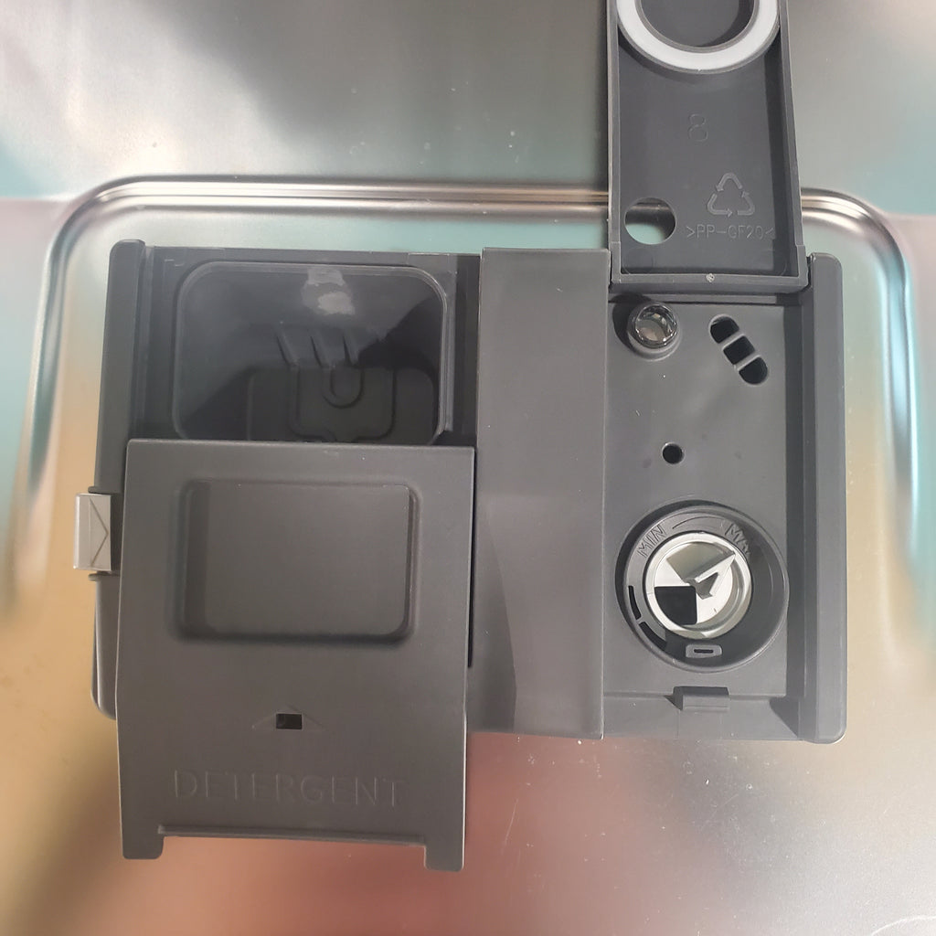 Pictures of GE® Fingerprint Resistant Black Slate ENERGY STAR® Top Control with Stainless Steel Interior Dishwasher with Sanitize Cycle GDT670SFVDS - Scratch & Dent Moderate - Neu Appliance Outlet - Discount Appliance Outlet in Austin, Tx