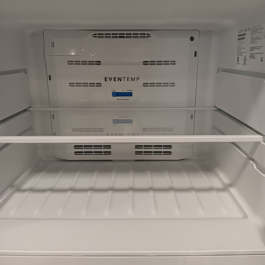 Frigidaire 30" Wide Garage Ready Top Freezer 18 Cu. Ft. Refrigerator with EvenTemp Cooling System and Spacious Interior Storage in White 22137SD395 - FFTR1814WW - Scratch & Dent (Minor)