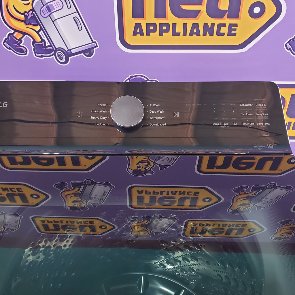 Pictures of LG 5.5 cu. ft. Mega Capacity Top Load Washer with Impeller in Alpine White WT8400CW - Open Box - Neu Appliance Outlet - Discount Appliance Outlet in Austin, Tx