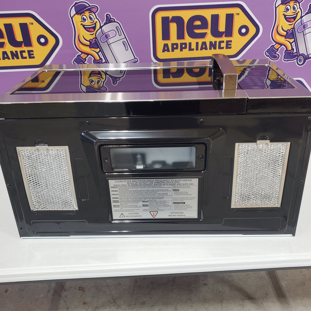 Pictures of GE® 1.6 Cu. Ft. Over-the-Range Microwave Oven in Stainless Steel GE9844 - JVM3160RFSS - New in Box - Neu Appliance Outlet - Discount Appliance Outlet in Austin, Tx