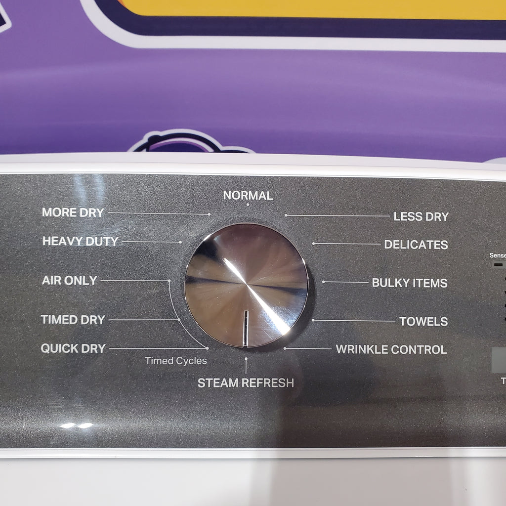 Whirlpool® 7.0 Cu. Ft. Electric Dryer with Moisture Sensor and Steam Refresh Cycle 24SD008 - WED6150PW - Scratch & Dent (Minor)