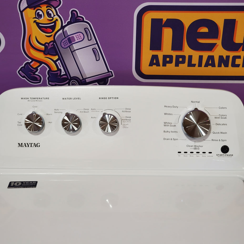 Pictures of Maytag Top Load 3.8 cu. ft. Washer with Deep Fill and Quick Wash Cycle 3SD728 - MVW4005SW - Open Box - Neu Appliance Outlet - Discount Appliance Outlet in Austin, Tx