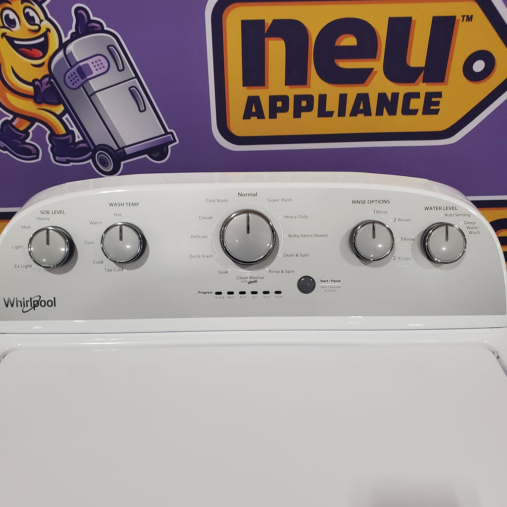 Pictures of Whirlpool 3.5 cu. ft. High Efficiency Top Load Washing Machine with Deep Water Wash 3SD732 - WTW4816FW - Open Box - Neu Appliance Outlet - Discount Appliance Outlet in Austin, Tx