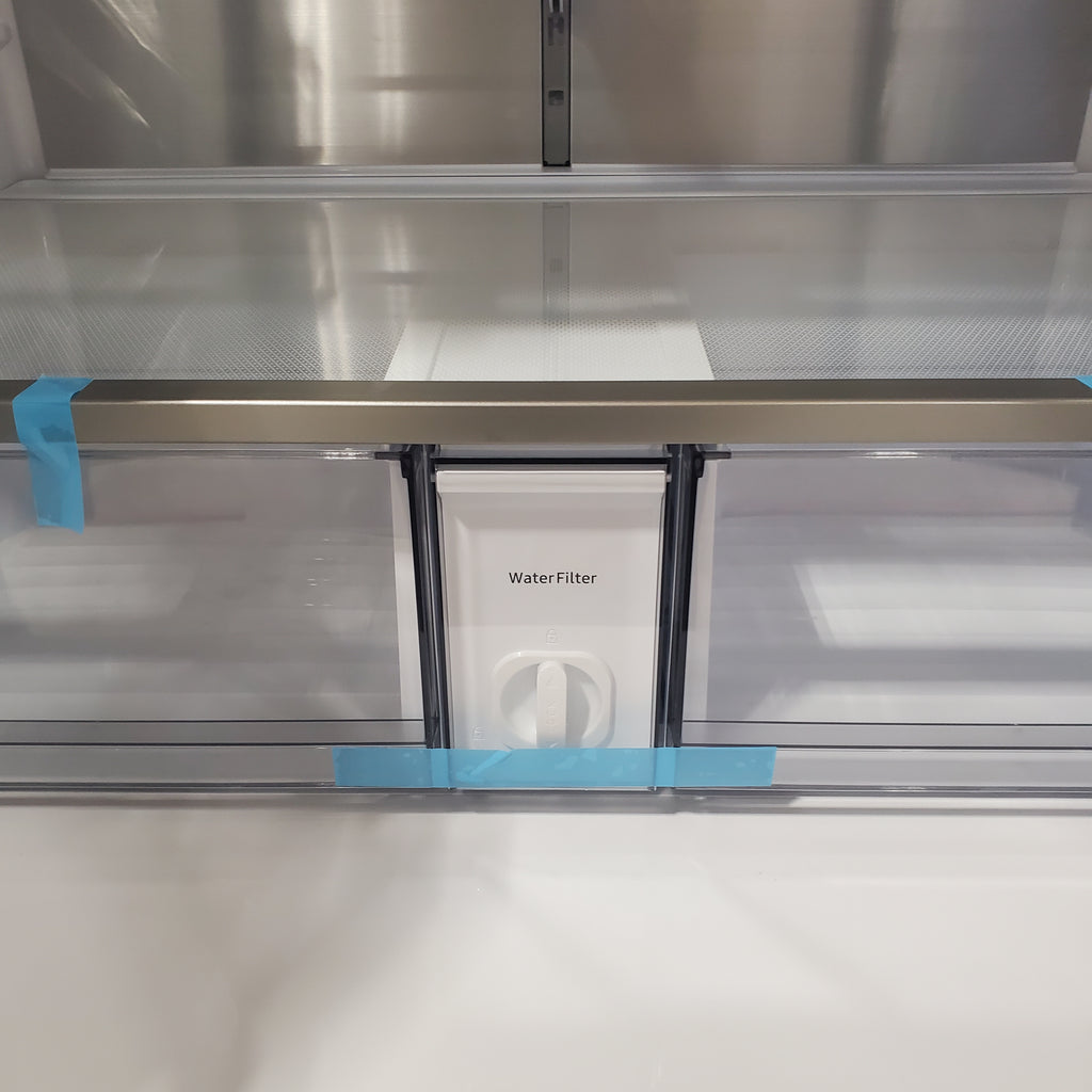 Samsung Bespoke 4-Door Flex™ Refrigerator (29 cu. ft.) with AI Family Hub™+ and AI Vision Inside™  RF29DB9900QD - Scratch and Dent (Minor)
