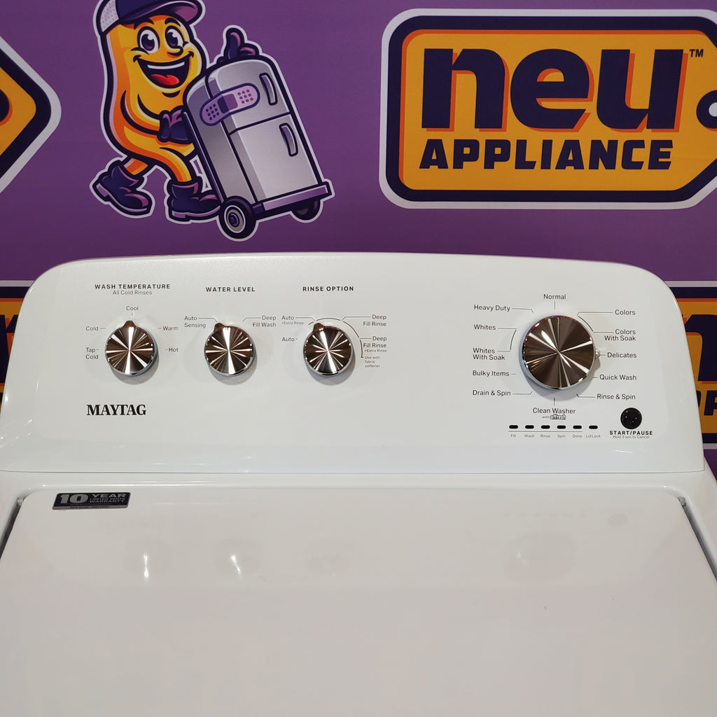 Maytag Top Load 3.8 cu. ft. Washer with Deep Fill and Quick Wash Cycle 3SD783 - MVW4005SW - Scratch & Dent (Minor)