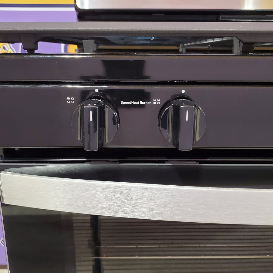 Whirlpool 5.1 Cu. Ft. Freestanding Gas Range with Broiler Drawer and Two Speed Heat Burners in Stainless Steel 22131SD72 - WFG320M0MS - Scratch & Dent (Minor)