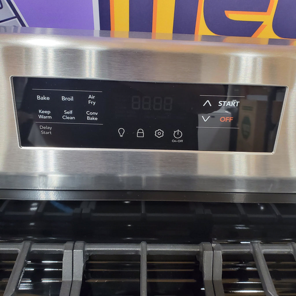 Pictures of Frigidaire Stainless Steel Gas Range with Air Fry and Five Burner Cooktop 3SD1125 - FCRG3083AS - Open Box - Neu Appliance Outlet - Discount Appliance Outlet in Austin, Tx