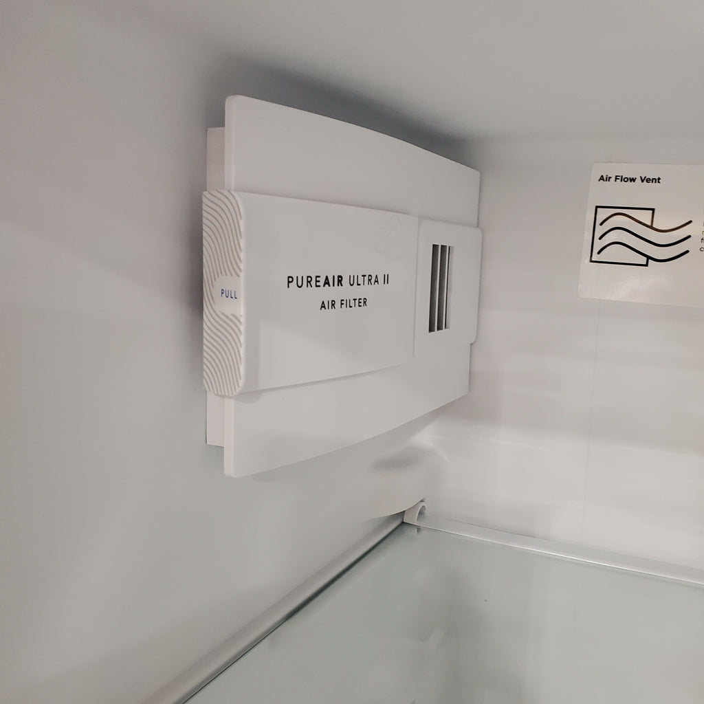 Frigidaire 22.3-cu ft Counter-depth Side-by-Side Refrigerator with Ice Maker (Fingerprint Resistant Stainless Steel) ENERGY STAR 20SD095 - GRSC2352AF - Scratch & Dent (Moderate)