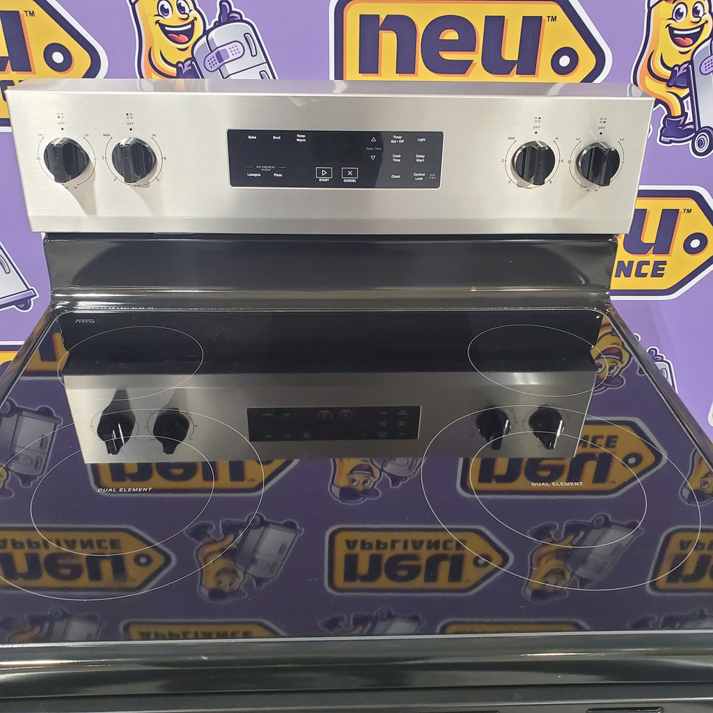 Pictures of Whirlpool 30 in. 4 Burner Element Freestanding Electric Range in Stainless Steel with Thermal - Open Box - Neu Appliance Outlet - Discount Appliance Outlet in Austin, Tx