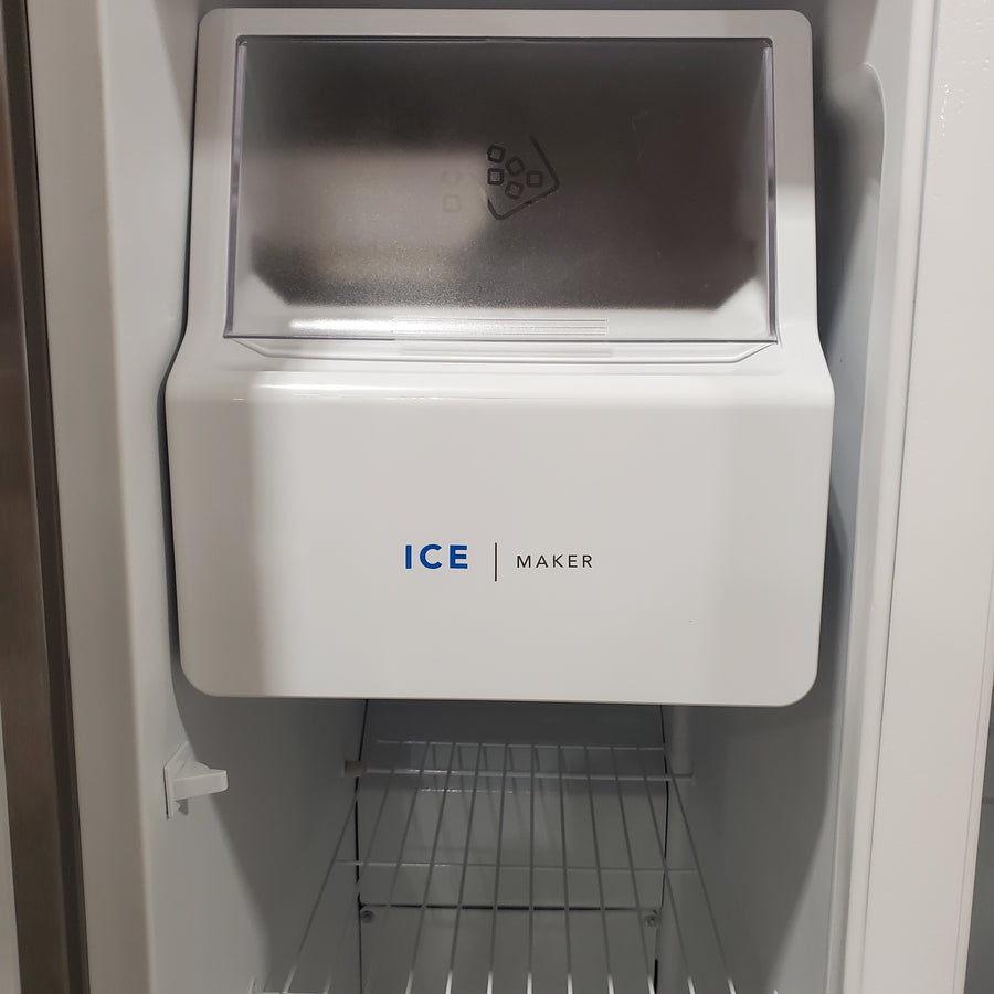 Frigidaire 25.6-cu ft ENERGY STAR Side-by-Side Refrigerator with Ice Maker in Fingerprint Resistant Stainless Steel 22131SD101 - FRSS26L3AF - Scratch & Dent (Minor)
