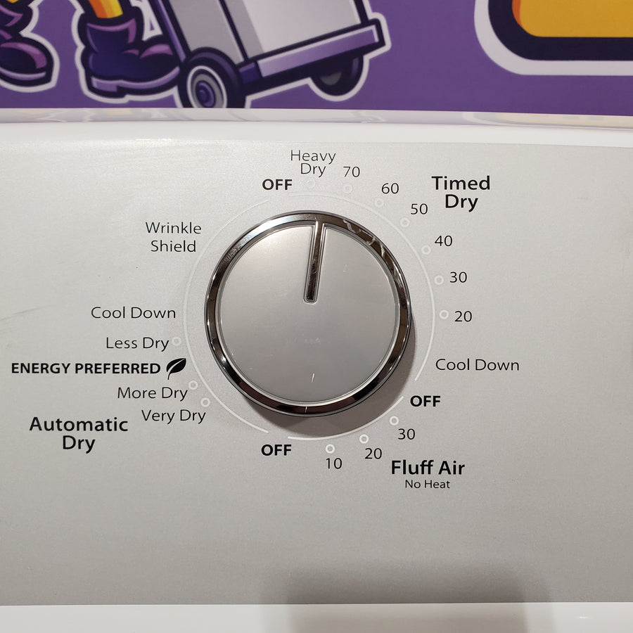 Whirlpool White Electric Extra Large 7.0 Cu. Ft. Dryer with Wrinkle Shield 22132SD121 - WED4815EW - Scratch & Dent (Minor)