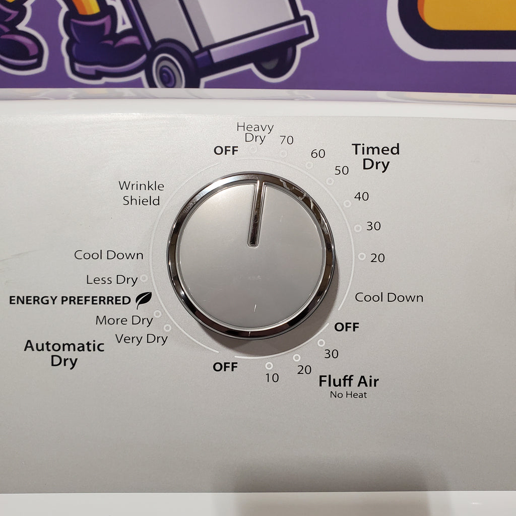 Pictures of Whirlpool White Electric Extra Large 7.0 Cu. Ft. Dryer with Wrinkle Shield 22132SD121 - WED4815EW - Scratch & Dent (Minor) - Neu Appliance Outlet - Discount Appliance Outlet in Austin, Tx