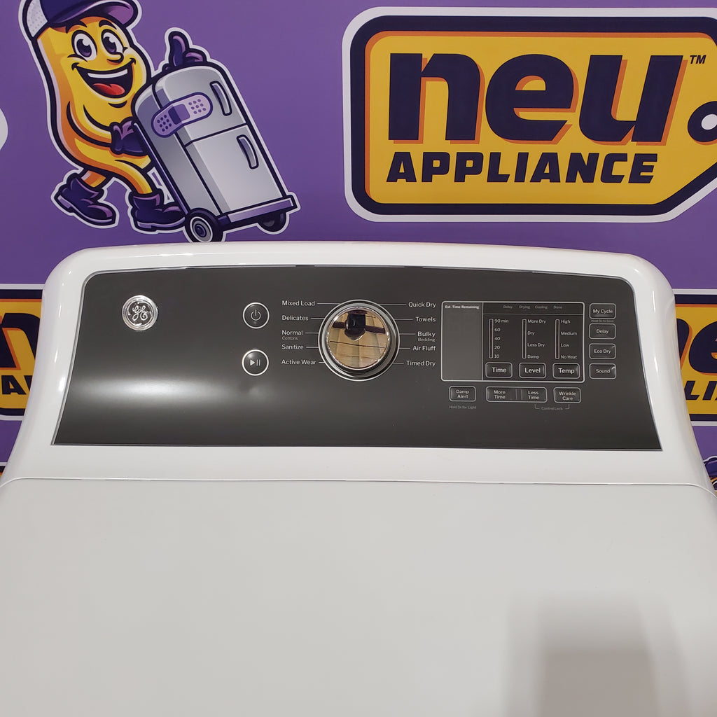 Pictures of GE White Electric 7.4 Cu. Ft. Dryer with Up to 120 FT. Venting and Sensor Dry GTD58EBSVWS - Open Box - Neu Appliance Outlet - Discount Appliance Outlet in Austin, Tx