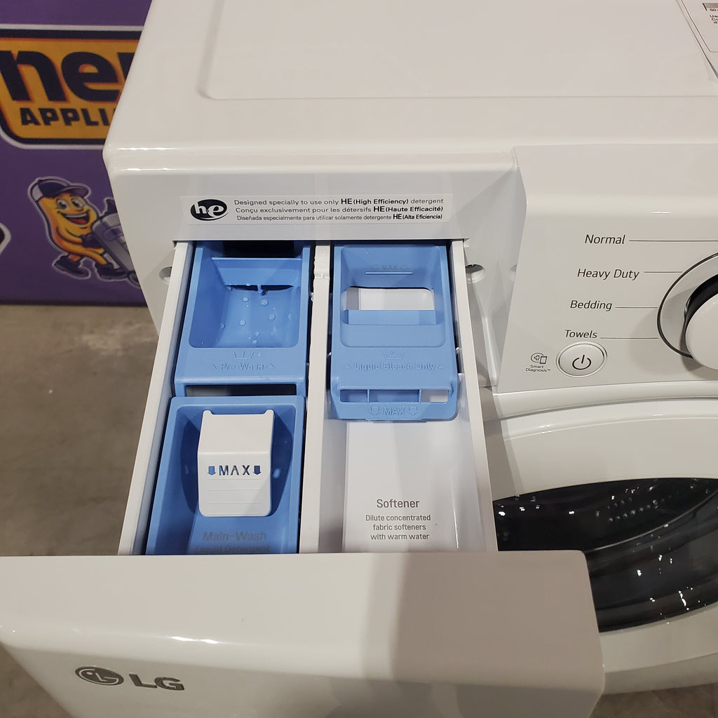 LG Ultra Large Capacity Front Load 4.5 Cu. Ft. Washer in White with ColdWash Technology 22SD045 - WM3400CW - Open Box