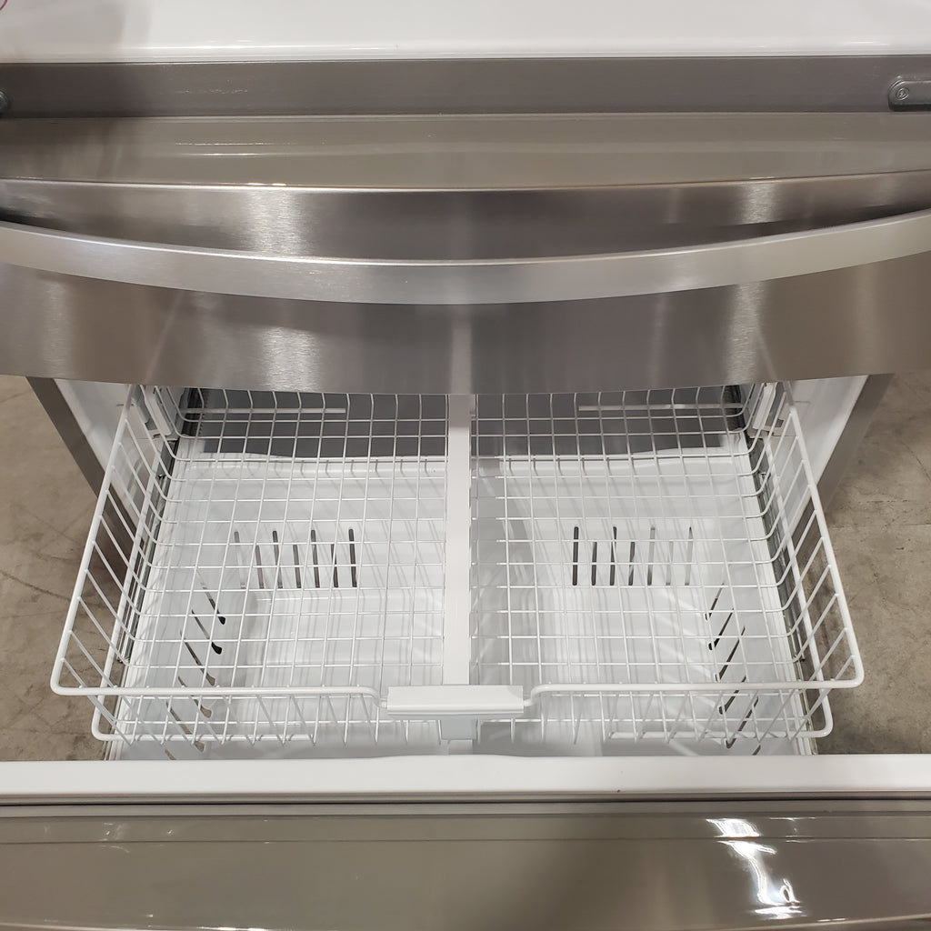 Pictures of Whirlpool 36-Inch Wide French Door Bottom Mount Refrigerator in Fingerprint Resistant Stainless Steel WRMF3636RZ - Scratch & Dent (Minor) - Neu Appliance Outlet - Discount Appliance Outlet in Austin, Tx