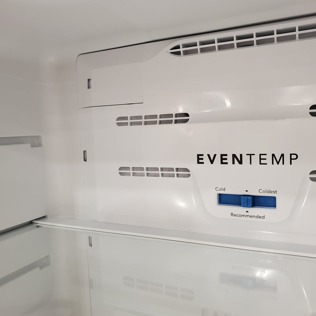 Pictures of Frigidaire 30 in. Width 18.3 cu. ft. Top Freezer Refrigerator with EvenTemp Cooling System in White 20SD001 - FFTR1835VW - Scratch & Dent (Moderate) - Neu Appliance Outlet - Discount Appliance Outlet in Austin, Tx