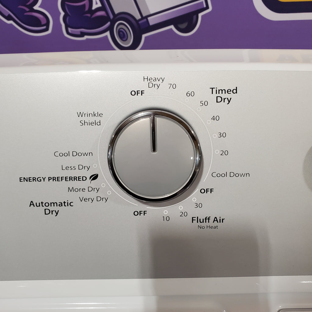 Pictures of Whirlpool White Electric Extra Large 7.0 Cu. Ft. Dryer with Wrinkle Shield 22136SD350 - WED4815EW - Scratch & Dent (Moderate) - Neu Appliance Outlet - Discount Appliance Outlet in Austin, Tx