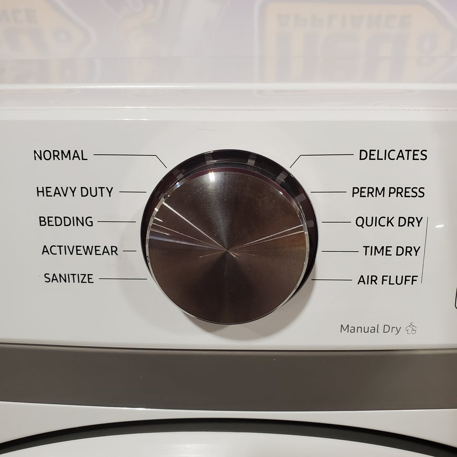 Samsung 7.5 cu. ft. Front Load Gas with Sensor Dry and Interior Drum Light 31131SD47 - DVG45T6000W - Scratch & Dent (Moderate)