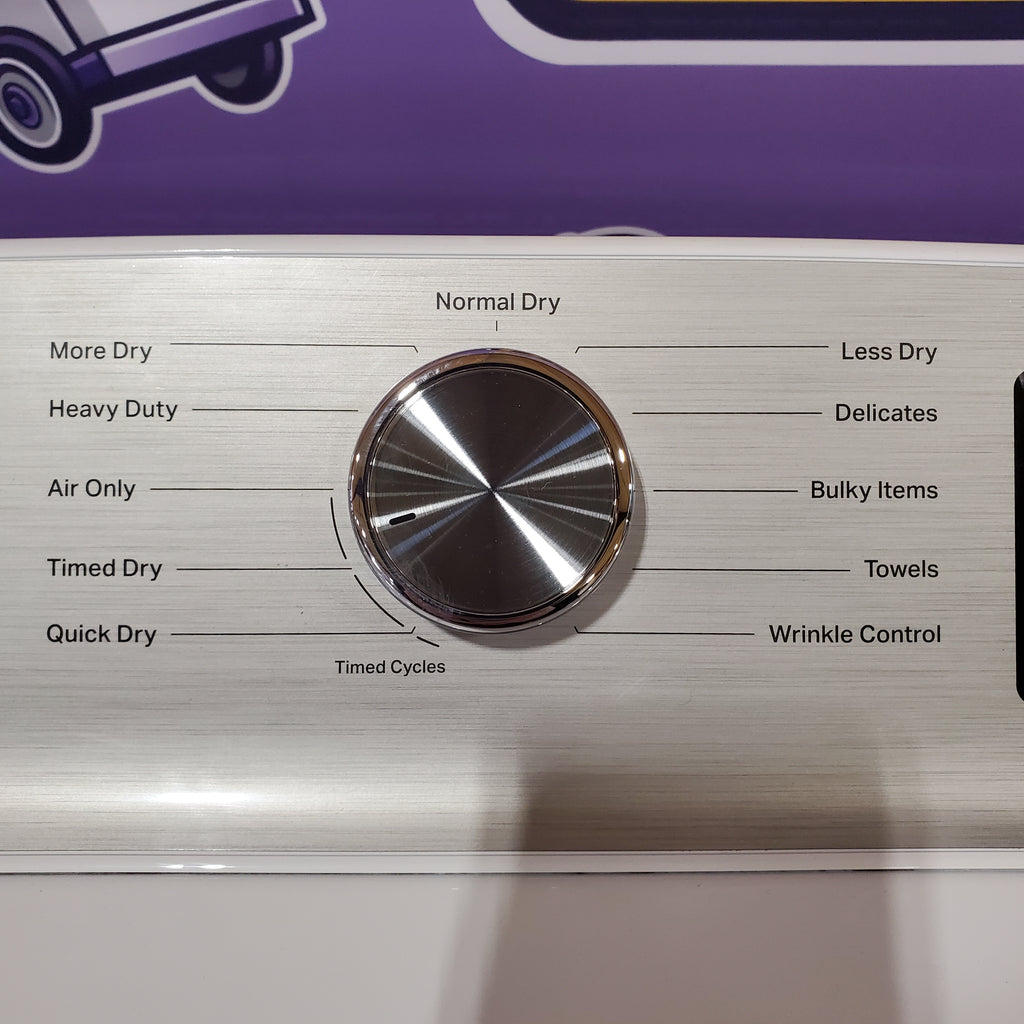 Pictures of Maytag Top Load 4.8 cu ft Washer with Deep Fill and Slow-Close Glass Lid MVW6200KW - Scratch & Dent (Major) and Maytag 7.0 cu ft Electric Dryer with Moisture Sensing and Quick Dry Cycle 16174 - MED6200KW - Scratch & Dent (Major) - Neu Appliance Outlet - Discount Appliance Outlet in Austin, Tx