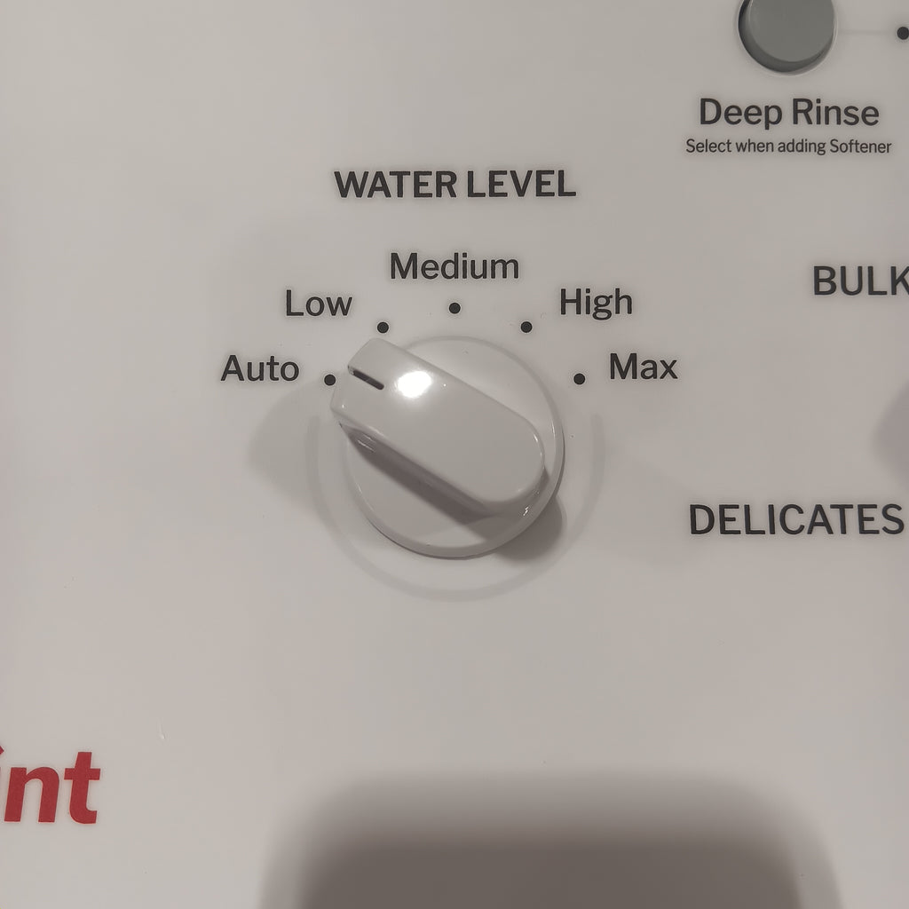 Hotpoint® 4.0 cu. ft. Capacity Washer with Cold Plus and Water Level Control HTW265ASWWW - Scratch & Dent (Major) and Hotpoint 6.2 cu. ft. Capacity Electric Dryer with Up To 120 ft. Venting and Shallow Depth 16184 - HTX26EASWWW - Scratch & Dent (Minor)